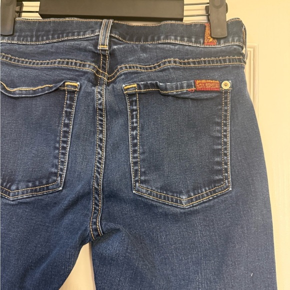 7 For All Man Kind Skinny Jeans Size 2 - Picture 5 of 6